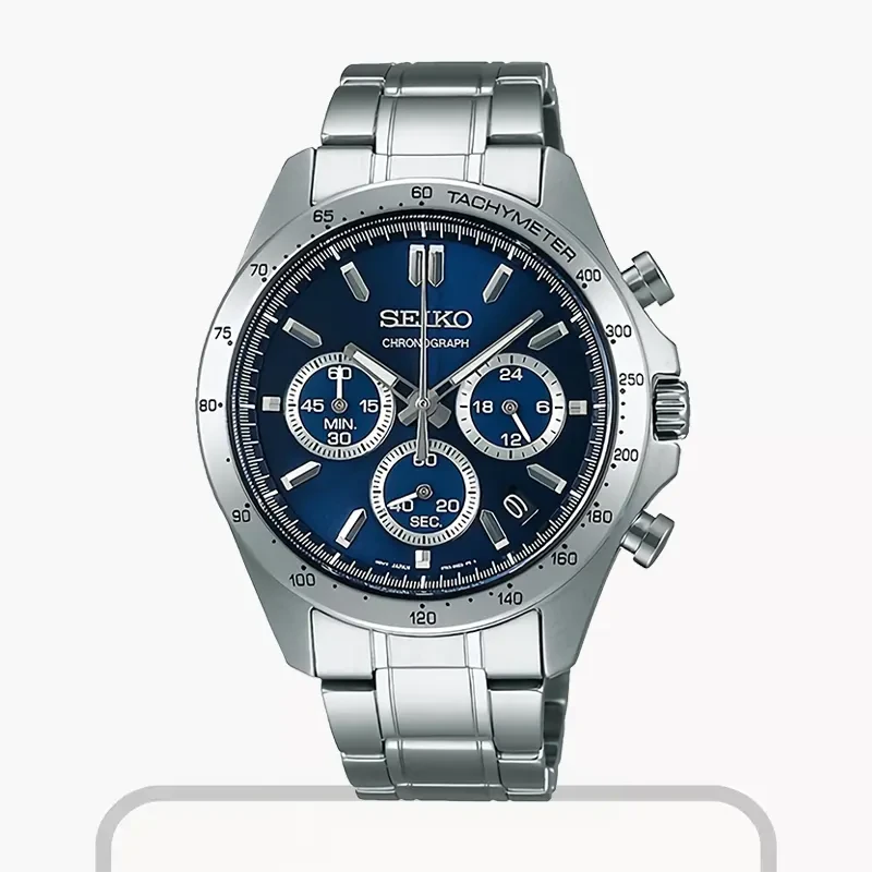 Seiko Spirit Chronograph Blue Dial Men’s Watch- SBTR011